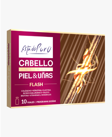 CABELLO PIEL & UÑAS 10 Viales FLASH TONGIL